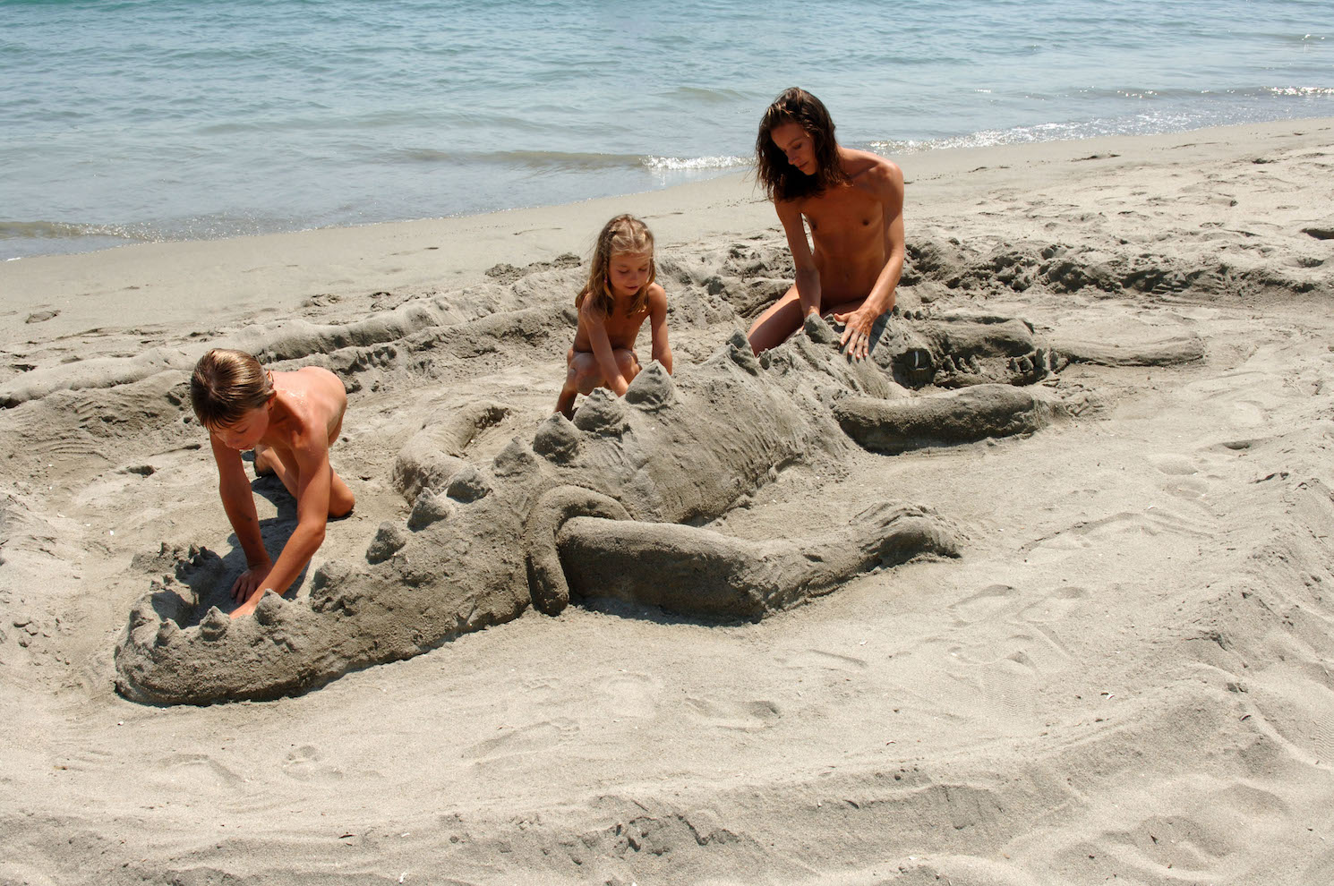 famille naturiste 